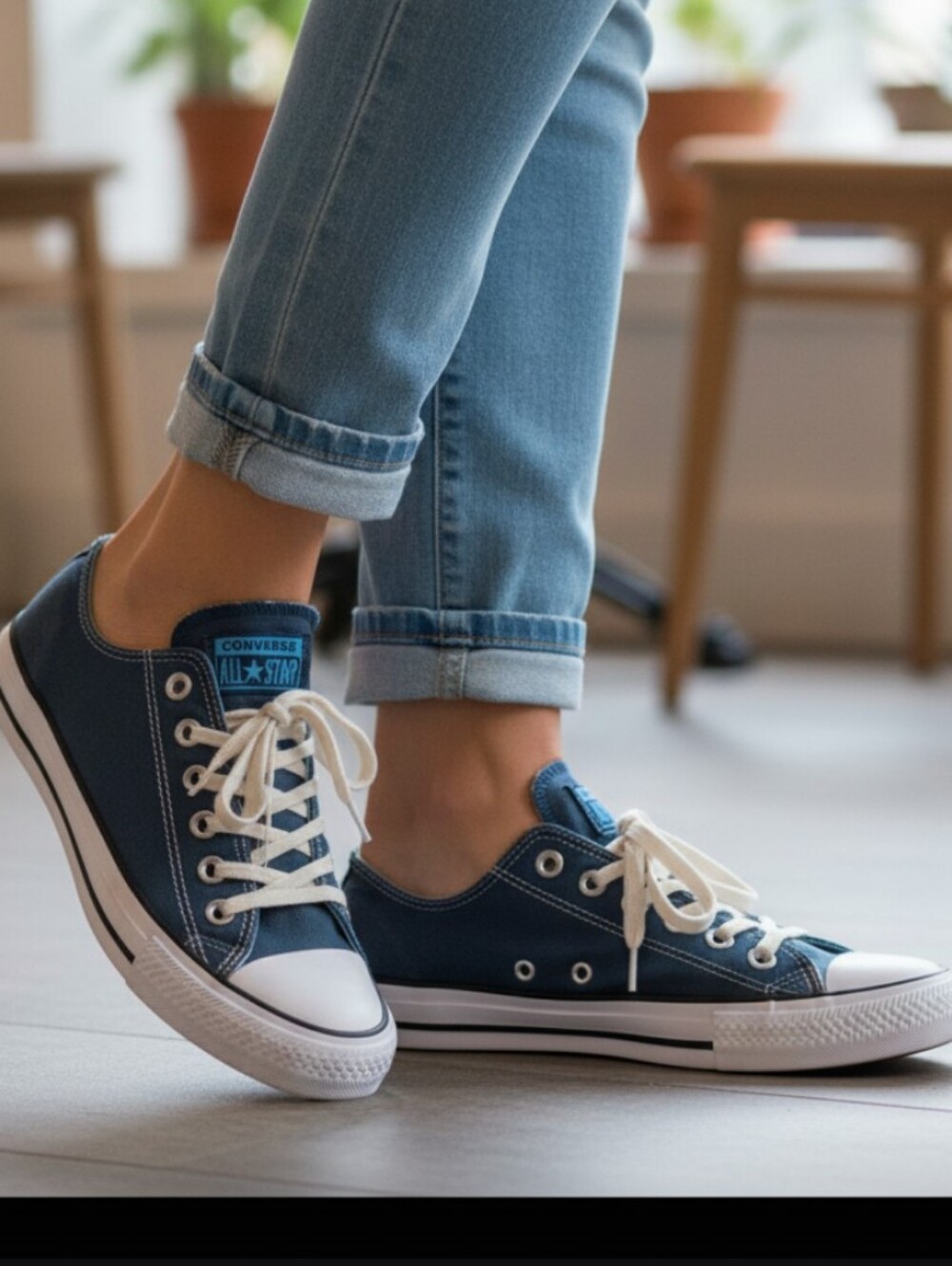 🔥 Converse Chuck Taylor All Star Ox Women’s 6- Men’s 4 Blue Hero Shoes